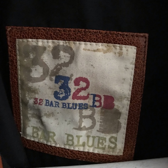 32 Bar Blues Jackets & Coats 32 Bar Blues Handsome Leather Jacket